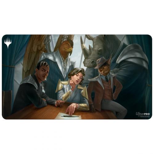 UP - Magic: The Gathering Streets of New Capenna Playmat featuring Brokers Ascendancy