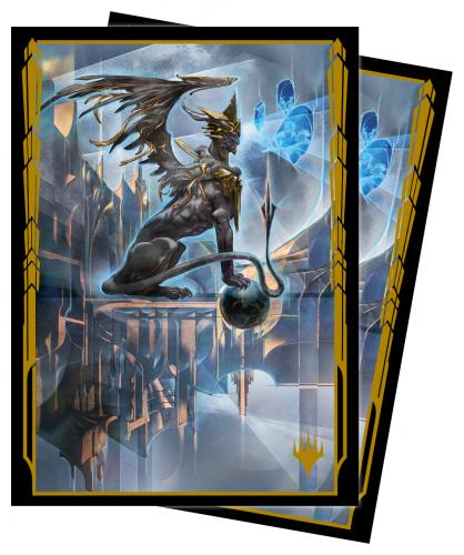 UP - Magic: The Gathering Streets of New Capenna 100 Sleeves featuring Raffine, Scheming Seer