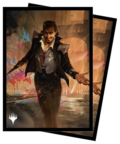 UP - Magic: The Gathering Streets of New Capenna 100 Sleeves featuring Anhelo, the Painter