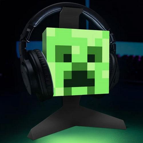 Minecraft Creeper Leuchte Headsethalterung