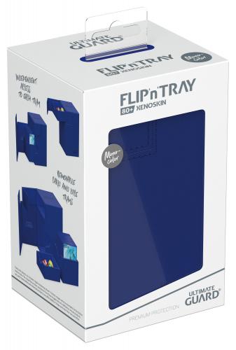Ultimate Guard Flip`n`Tray 80+ XenoSkin Monocolor Blau