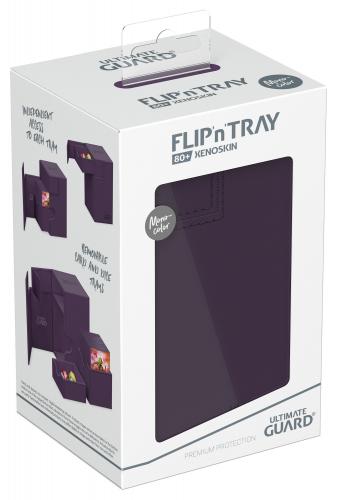 Ultimate Guard Flip`n`Tray 80+ XenoSkin Monocolor Violett