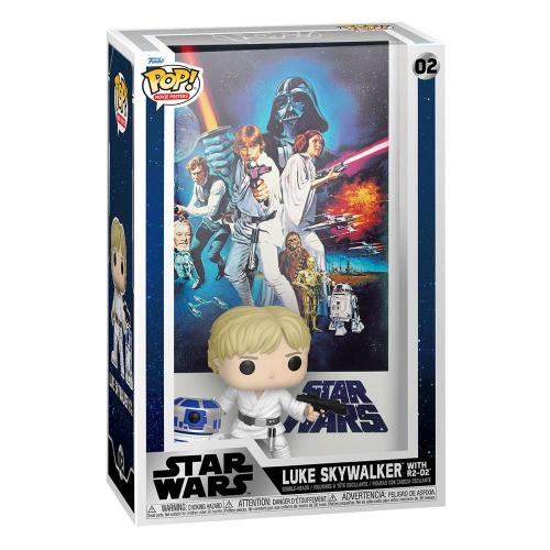 POP Movie Poster: SW- A New Hope - Luke Skywalker w R2 D2
