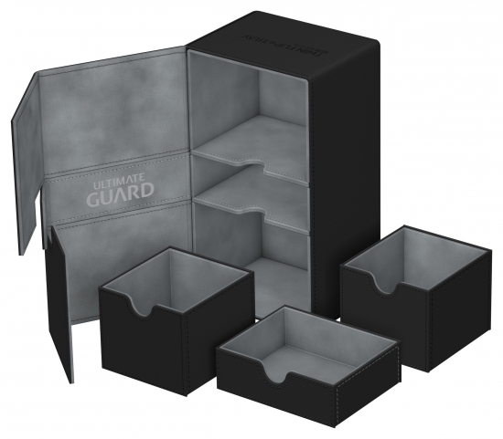 Twin Flip´n´Tray Deck Case 200+ Standard Size XenoSkinTM Black