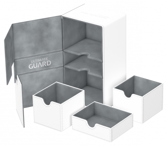 Twin Flip´n´Tray Deck Case 200+ Standard Size XenoSkinTM White