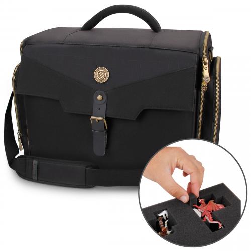 ENHANCE Portable Miniature Figure Storage & Carrying Case - Black