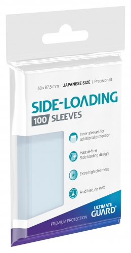 Precise-Fit Sleeves Side-Loading Japanese Size Transparent (100)