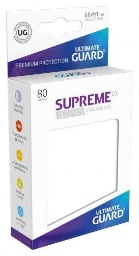Supreme Sleeves Standard Size UX White (80)