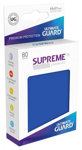 Supreme Sleeves Standard Size UX Blue (80)