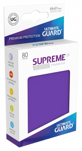 Supreme Sleeves Standard Size UX Purple (80)