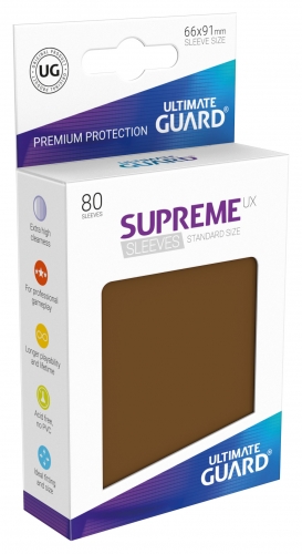 Supreme Sleeves Standard Size UX Brown (80)