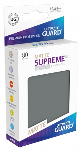 Supreme Sleeves Standard Size Matt UX Darkgrey (80)