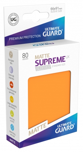 Supreme Sleeves Standard Size Matt UX Orange (80)