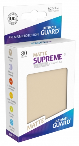 Supreme Sleeves Standard Size Matt UX Sand (80)