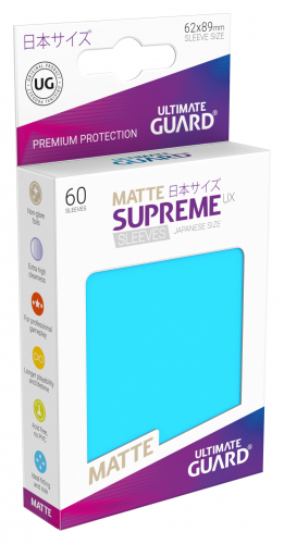 Supreme Sleeves Japan Size Matt UX Light Blue (60)